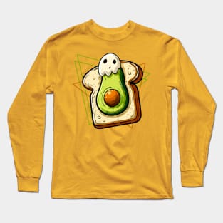 Ghost On Avocado Toast Long Sleeve T-Shirt